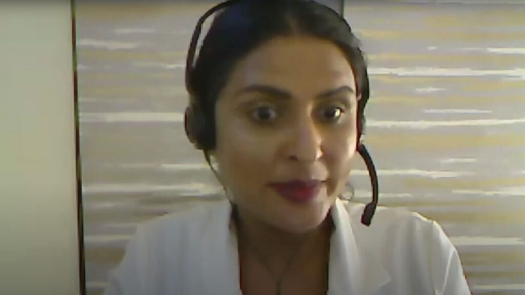 Dr. Nammy Patel explains how non-invasive laser cleaning cut gum bleeding and harmful oral bacteria in Michelle, reducing systemic health risks.